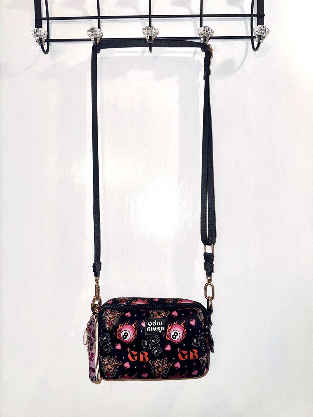 Gold Brush Crossbody Bag!